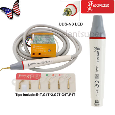 US Woodpecker Dental Built in Ultrasonic Piezo Scaler UDS-N3 LED Handpiecce EMS