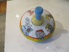 Vintage Ohio Art tin top. Animals/colorful