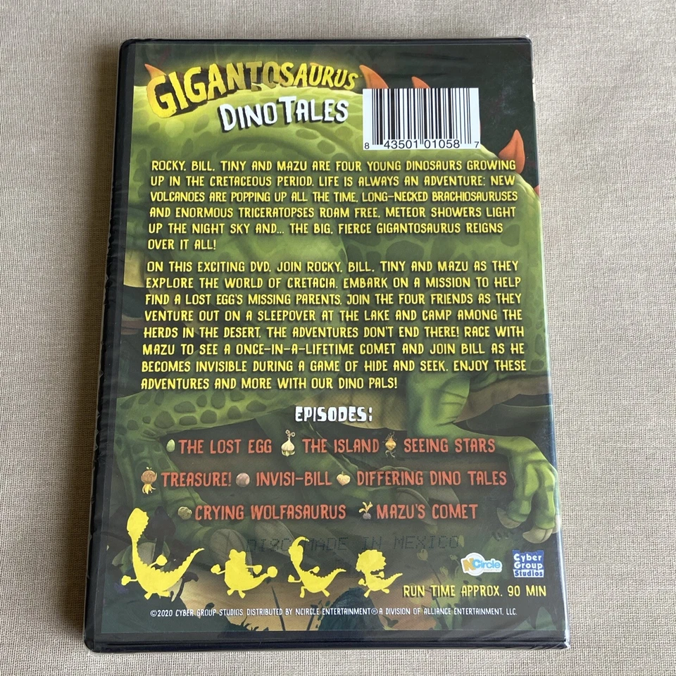 Gigantosaurus: Dino Tales (DVD новый 2020) 8 эпизодов Disney Junior Dinosaurs - Изображение 2 из 4