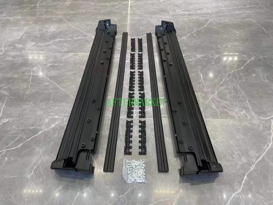 FITS FOR MERCEDES BENZ G WAGON W464 G500 G550 G63 RUNNING BOARD SIDESKIRTS BLACK — 第 4/4 张图片