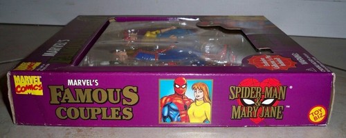 Marvel's Famous Couples Spider-Man Mary Jane Animated Series 1996 ToyBiz - Picture 5 of 6