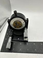 ORIEL MICROMETER LENS MIRROR MOUNT LASER OPTICS XY Axis