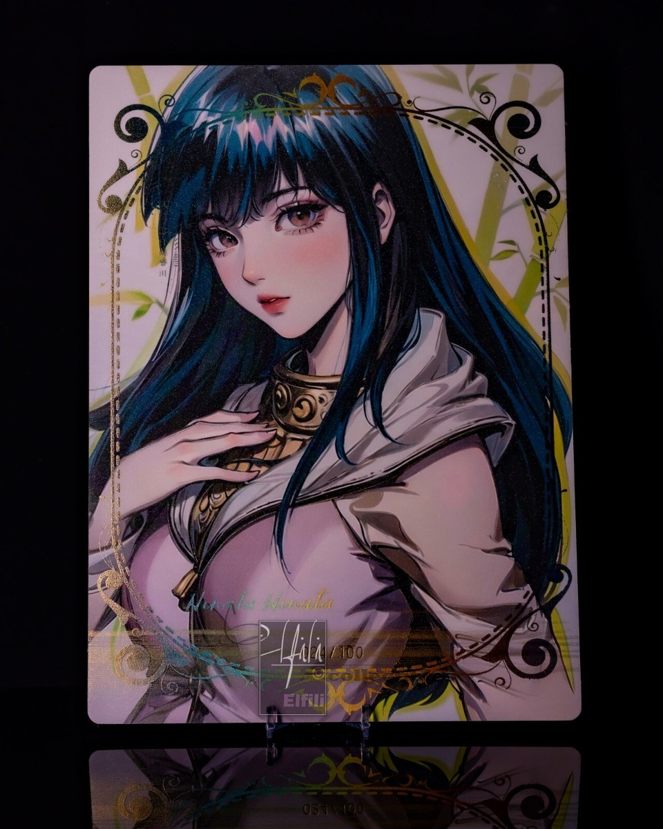 Hinataページ CHASE Serial Oversized A4 Premium Card Hinata Hyuga Naruto