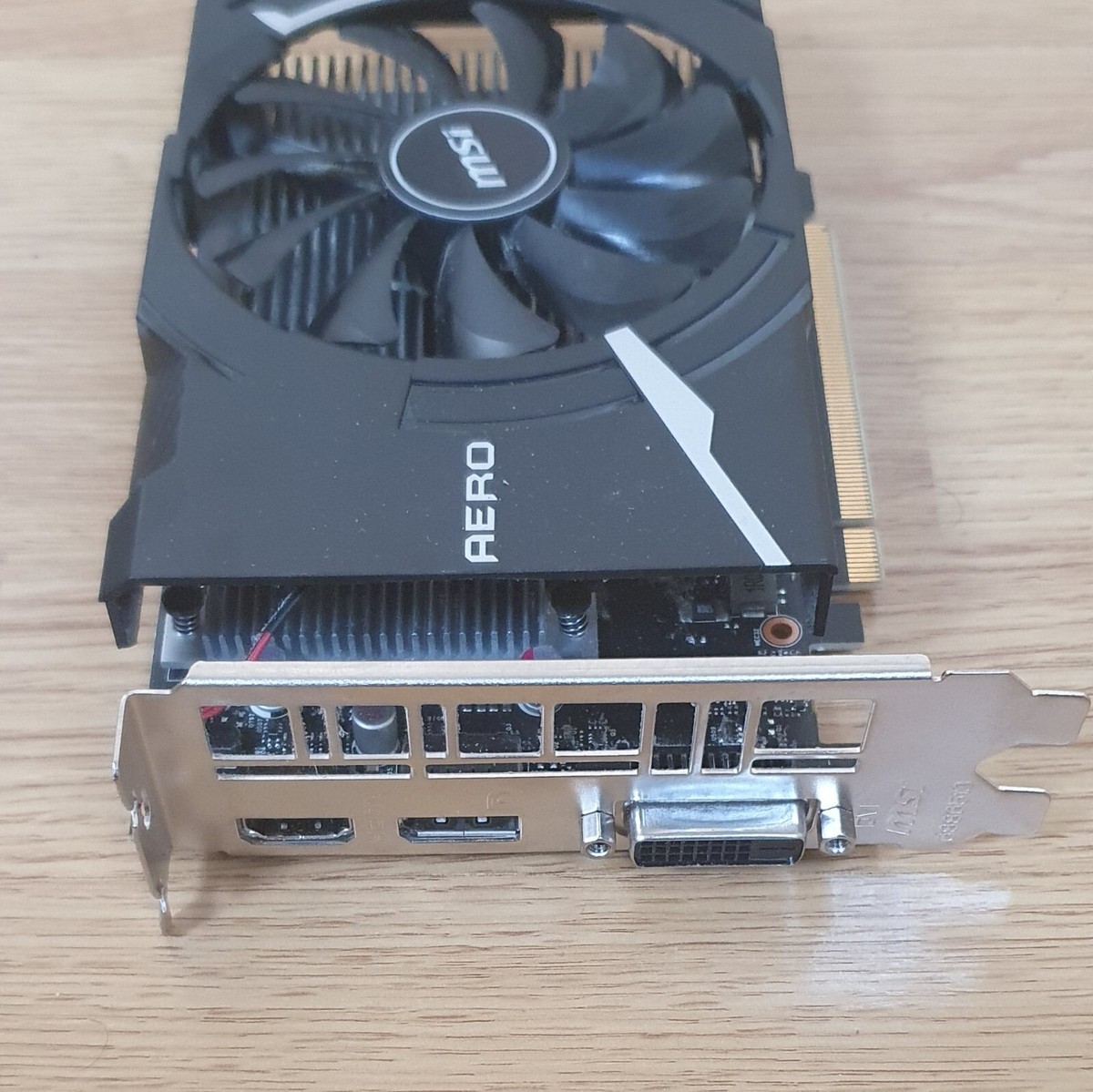 MSI GeForce GTX 1650 AERO ITX 4G グラボ 0 ITX MSI HDMI, DVI-D, 4gb