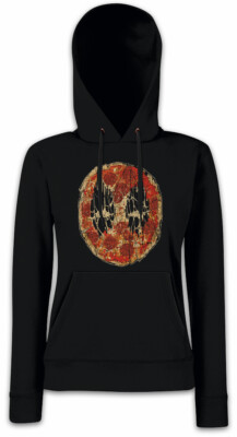 Dead Pizza Face Damen Hoodie Sweatshirt Fun Maker Pizzeria Food Deadpool