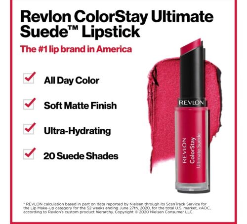 Revlon Colorstay Color stay Ultimate Suede Lipstick 093 Boho Chic - Picture 3 of 4