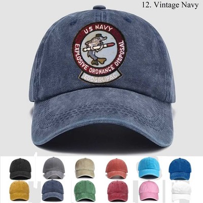 Customized Embroidered Hat US Naval Explosive Ordnance Disposal Applique, Gift
