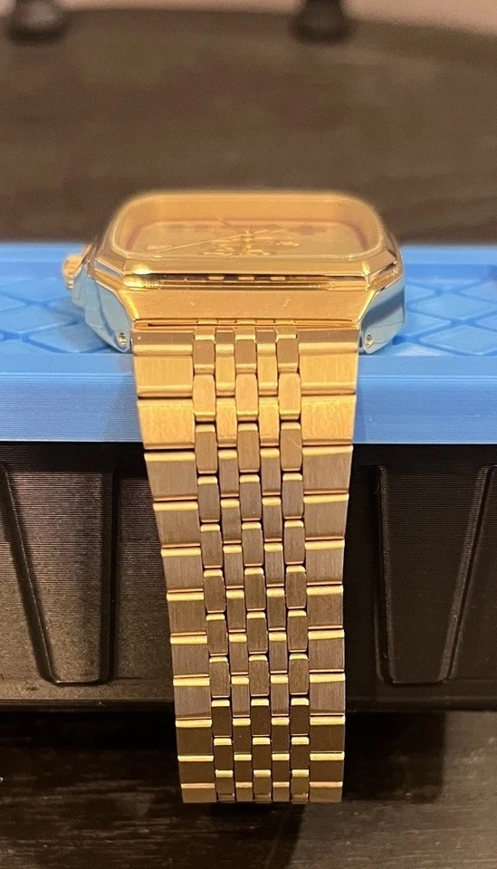Reloj de Cuarzo SEIKO ALBA ACCK711 Mario Limited Dorado 10ATM Modelo Japón Usado Foto 4 de 4