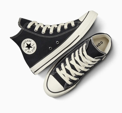 All Star Converse Total Eclipse Größe 9 UK Herren schwarz Stickerei Sterne A12206C
