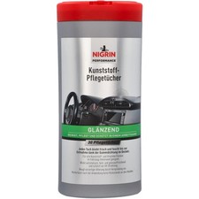 Nigrin Kunststoffpflege Tücher 30x Glänzend Reinigung Schutz Auto Pflege