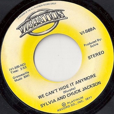 Sylvia Robinson And Chuck Jackson - We Can't Hide It Anymore (7'') (Near Mint (NM