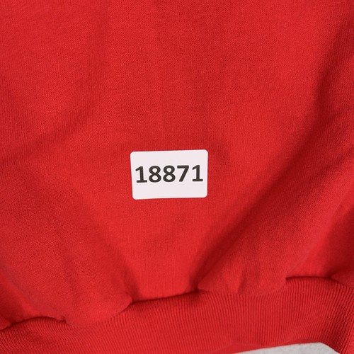 Vintage Lacoste Hoodie Sweatshirt Kids Small Red Pullover Soccer Izod USA 80s - Picture 17 of 17