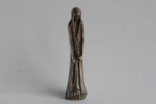 Art Nouveau Woman Silver Bronze Seal (63210)