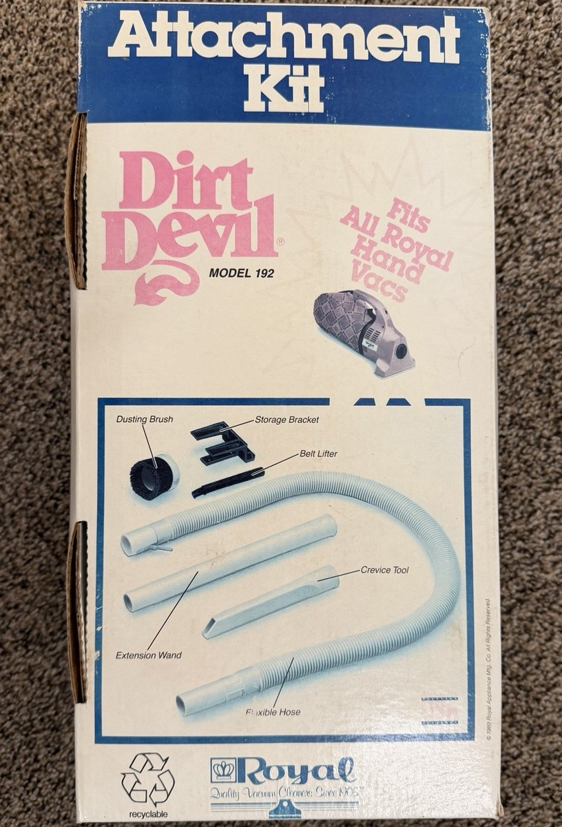Dirt Devil 103 Hand Held Vacuum Cleaner & Model 192 Attachment Kit