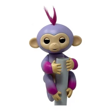 Fingerling Baby Monkey Sydney Two Tone Ombré Interactive Animal Toy WowWee