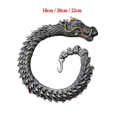 Vintage Dragon Scale Armband Hip Hop Schmuck Drachenskelett Jungen