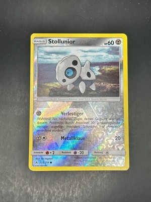 Aron 123/214 Common Unbroken Bonds Pokemon Reverse Holo Near Mint DE
