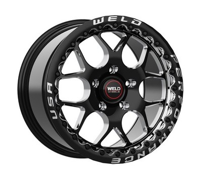 Camaro G8 CTS-V Weld Solana Beadlock 17x10 5x120 Gloss Black MIL