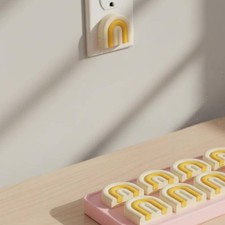 Power Safety Protector Cap Long-Lasting Plastic Childproof Socket Cover Slim