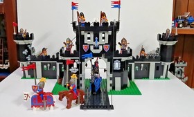 GENUINE LEGO SET 6085 BLACK MONARCH CASTLE UNBOXED WITHOUT INSTRUCTIONS