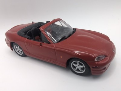 Maxi Car 1:43 Scale Mazda MX-5 Red- Scale 1/43 | eBay