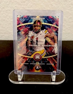 2025 Bowman University Chrome Physical Education Darius Taylor Superfractor 1/1