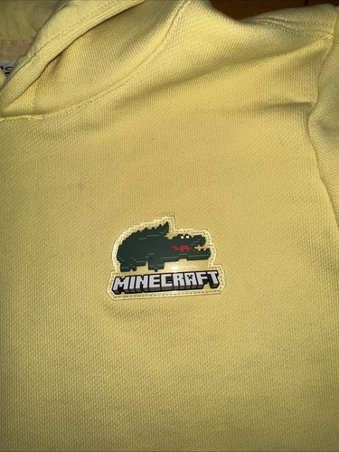 Lacoste Child’s Minecraft Hooded Sweatshirt -size 10 - Picture 2 of 11