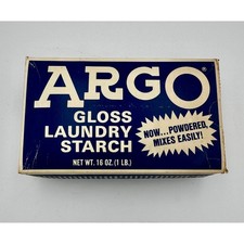 Vintage 1989 Argo Gloss Laundry Starch 16 oz ...