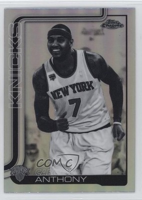 2025-26 Topps Chrome Negative Refractor Carmelo Anthony #248 HOF 1c8t