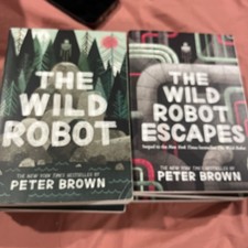 The Wild Robot Series Book Set - Peter Brown Book 1 2 Paperback 3 Sets