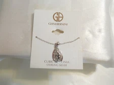 Giani Bernini Sterling Silver Cubic Zirconia Pendant Necklace R680 $115