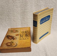 Stora Kokboken Vintage 1946 Swedish Cookbook Hardcover with Box 12th Edition