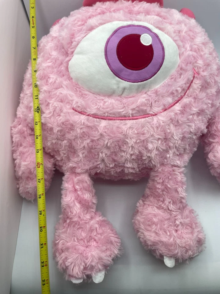 Nuevo Peluche Disney Store Monsters University Mike Wazowski Grande Rosa 24" T&G Foto 2 de 4