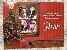 Babe, UK Mini Poster 12x16 original, mint condition