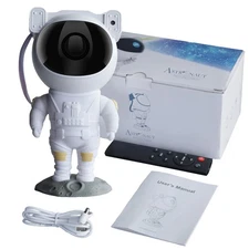 Astronaut Night Light Galaxy Projector w/Bluetooth Speaker for Bedroom Decor