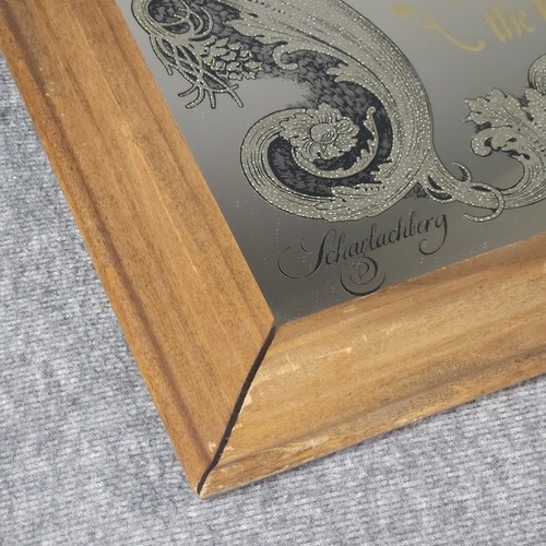 Vintage RUMPLE MINZE Peppermint Schnapps Mirror Bar Advertising 25.5" x 19.5" - Picture 4 of 23