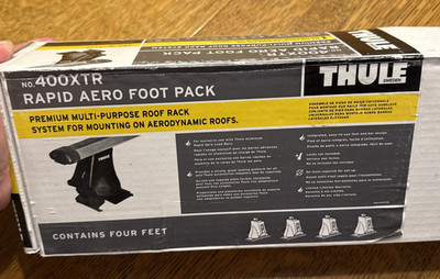New In Box - Thule 400XTR Rapid Aero Foot Pack - Unused Old Stock