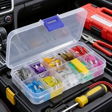 Mini Blade Fuse Kit 120pcs Assorted For Car Truck Motorcycle SUV ATM APM