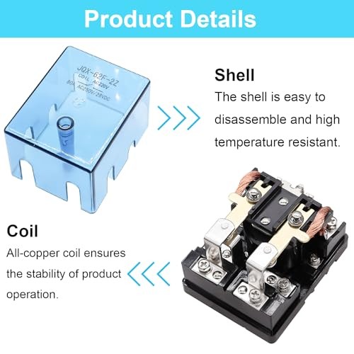 /JQX-62F-2Z Coil Voltage 80A DPDT Electronmagnetic Relay,High Power AC 220V