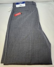 Chaps Performance Series Grey Striped Men’s Dress Pants (40x32) – New with Tags