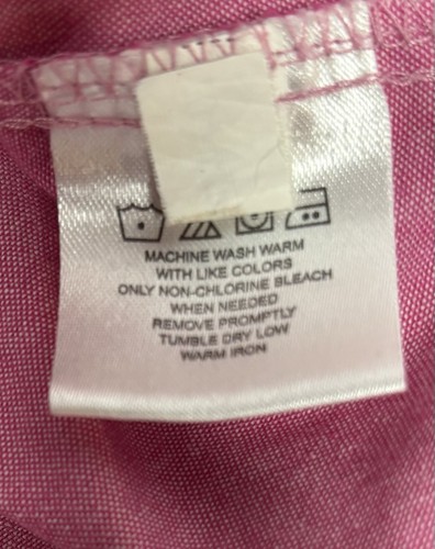 Wrangler Wrancher Shirt Womens Size L Pink Long Sleeve Pockets Snap Western - Picture 4 of 7