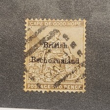 Bechuanaland #7 - CV $10 - Lot #11933