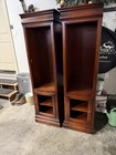 2 Cabinets With Glass Inserts - Alternate Black Cloth For Lower Doors — photo 1