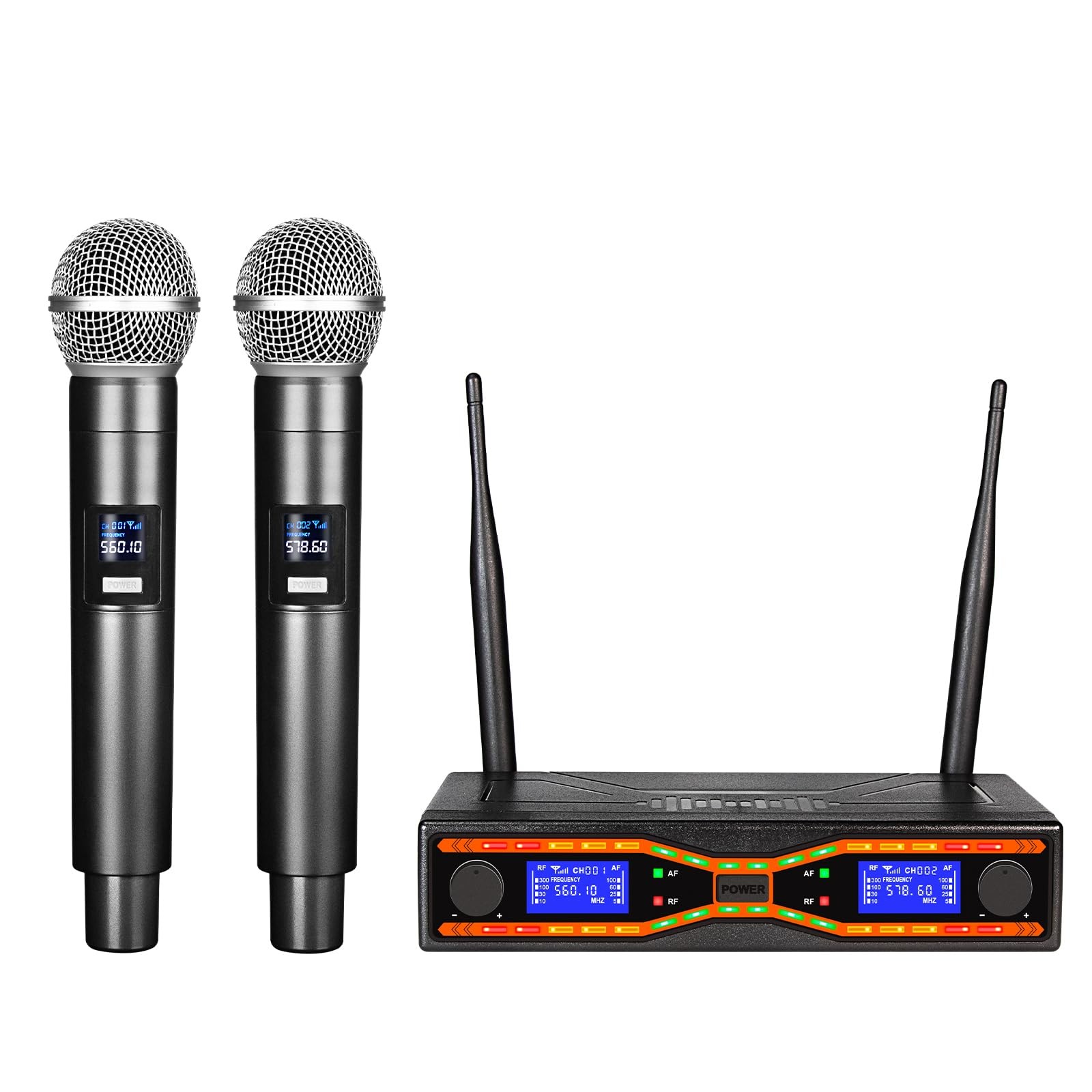 MXR42 Dual Channel Wireless Microphone System with Cardioid Dynamic Mics