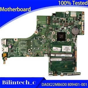 FOR HP Pavilion 17-G Laptop Motherboard 809399-001 DA0X22MB6D0 809401-001 *pz