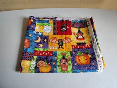 Timeless Treasures Rose Calton Patchwork Halloween Fabric -Sewing Quilting+