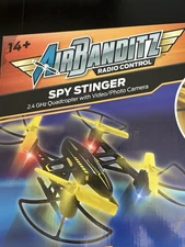 Air Banditz Stinger Radio Control Quadcopter Drone with Camera NEW SEALED