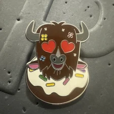 Disney SDR -Yax The Brown Yak- Emoji - Mystery Pin