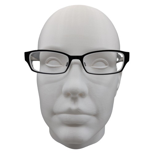 Bevel Macher 8548 GYGR Eyeglasses Black Grey Rectangular Frames Japan 50-19-145