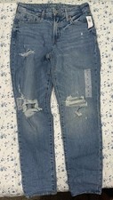 Old Navy High Rise O.G. Straight Secret Smooth Pocket Jeans Womens Size 4 NWT